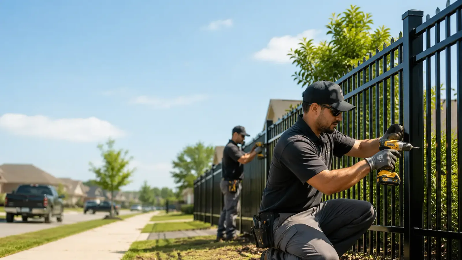 Metal Fence Installation in Syracuse, KS